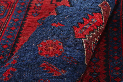 4 x 7 - Red Antique Bijar Rug - 79425