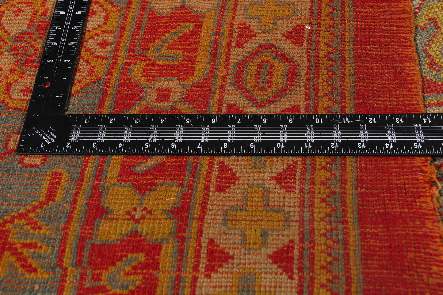 12 x 18 Red Antique Turkish Oushak Rug 79428