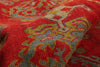 12 x 18 Red Antique Turkish Oushak Rug 79428