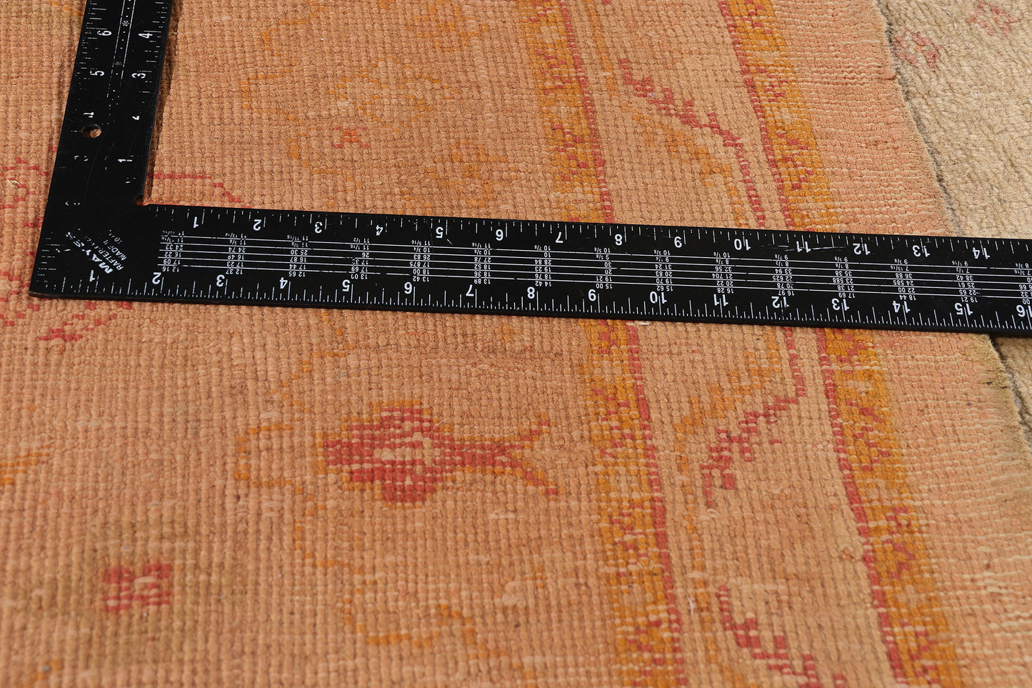 13 x 16 Pink Antique Turkish Oushak Rug 79430