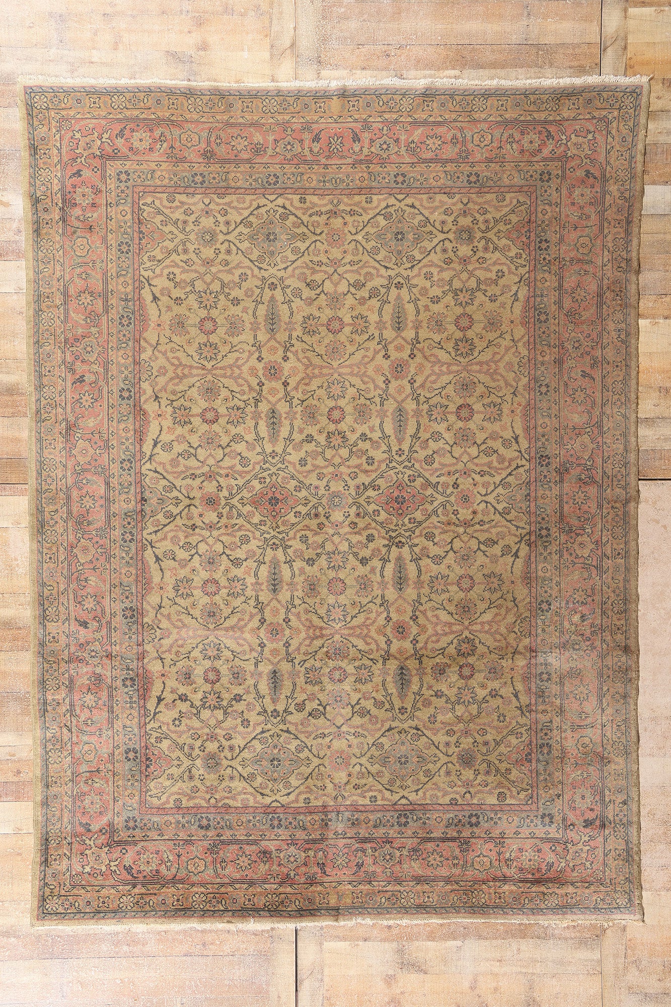 8 x 11 - Beige Vintage Sparta Rug - 79434