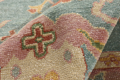 9 x 12 - Blue Vintage Oushak Rug - 79436