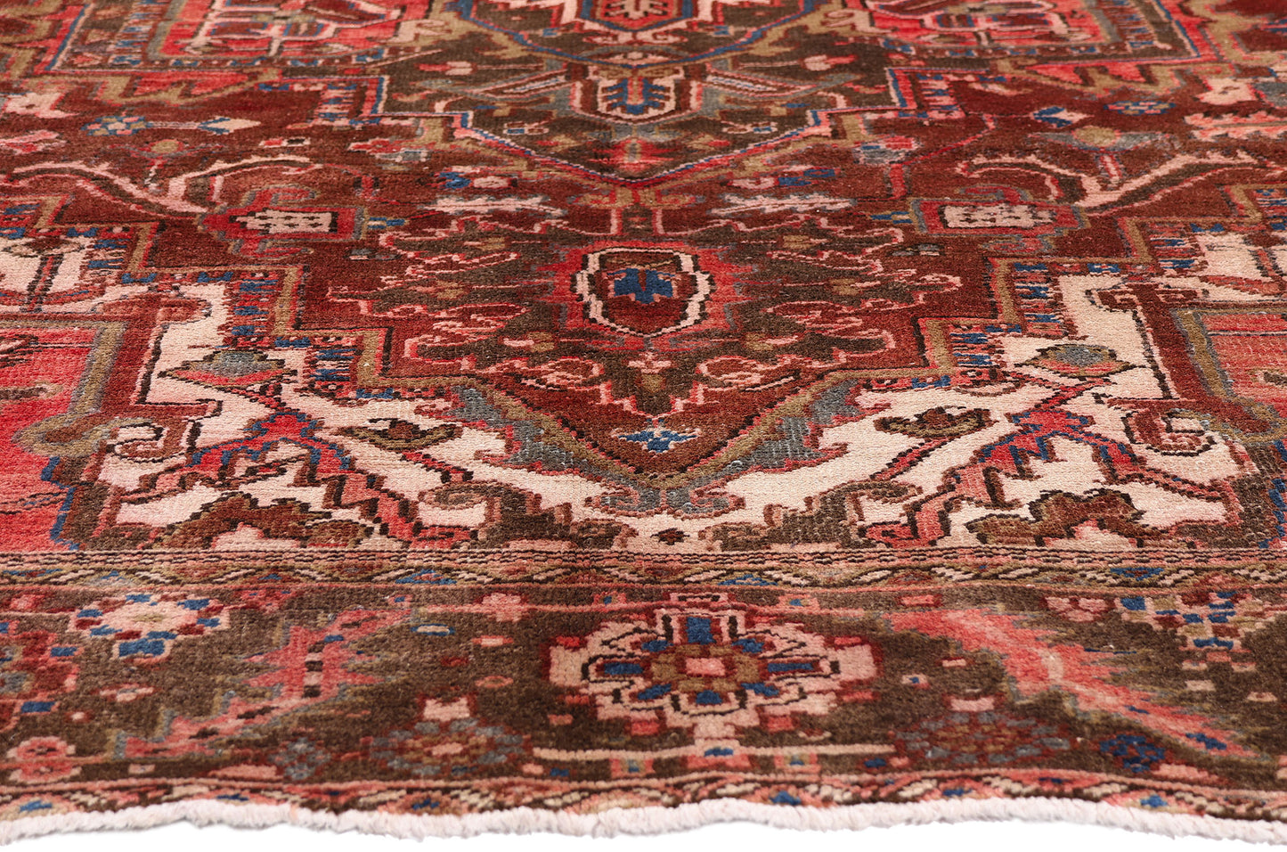 8 x 11 - Rust Vintage Heriz Rug - 79437