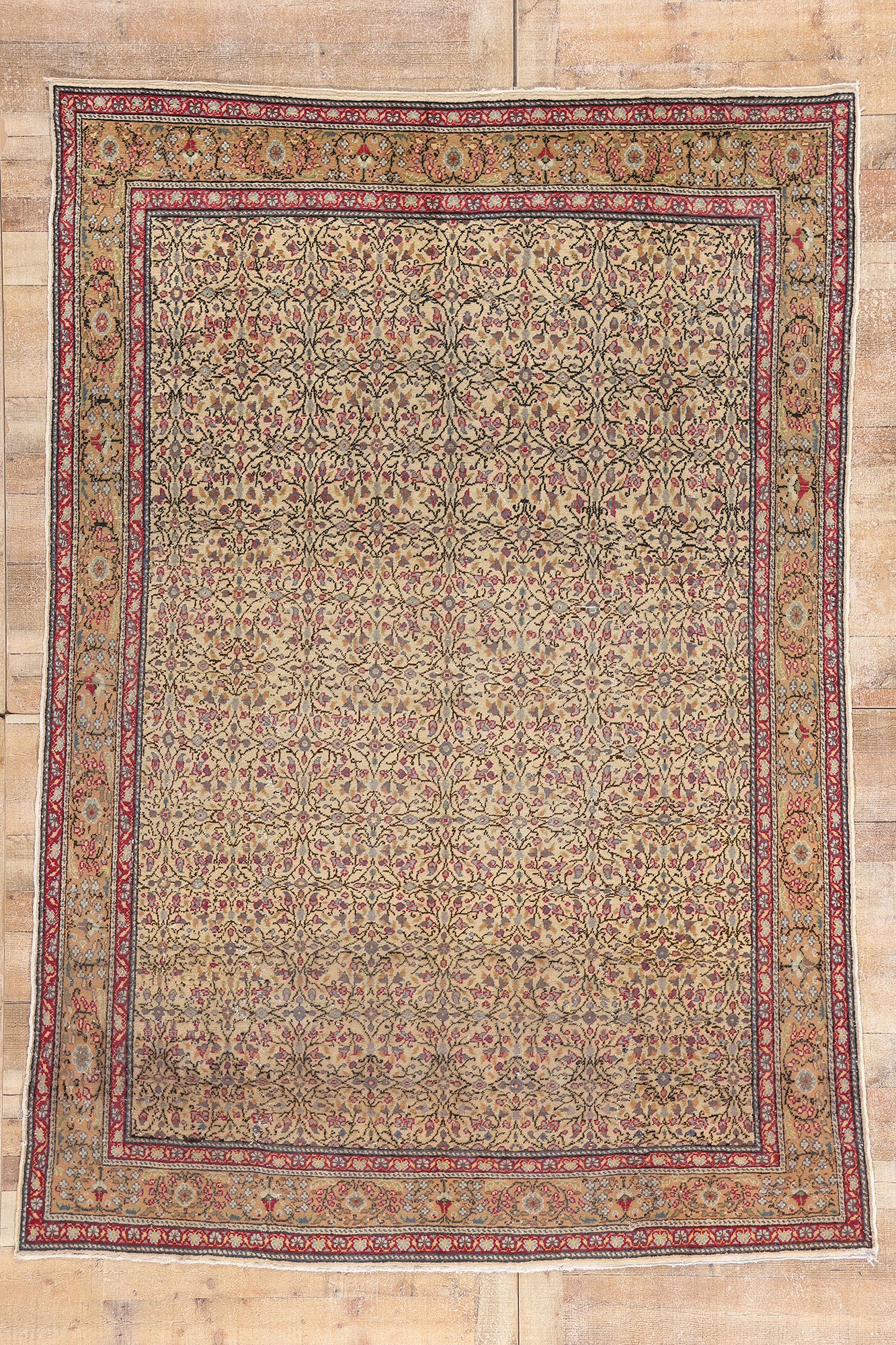 6 x 9 - Beige Vintage Sivas Rug - 79439