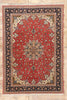 7 x 10 - Red Vintage Tabriz Rug - 79441