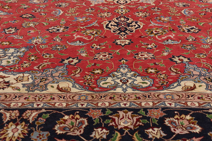 7 x 10 - Red Vintage Tabriz Rug - 79441