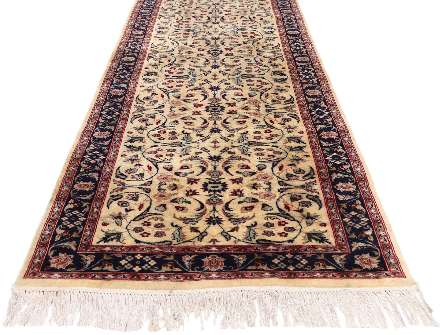 2 x 20 - Ivory Vintage Tabriz Rug - 79442