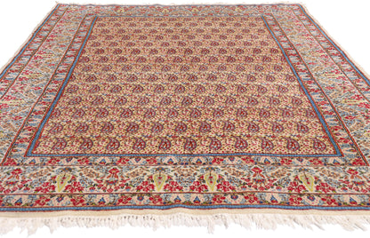 5 x 8 - Ivory Antique Kerman Rug - 79443