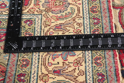 5 x 7 - Ivory Vintage Ardabil Rug - 79444