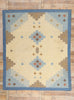 8 x 10 - Ivory Vintage Kilim Rug - 79446