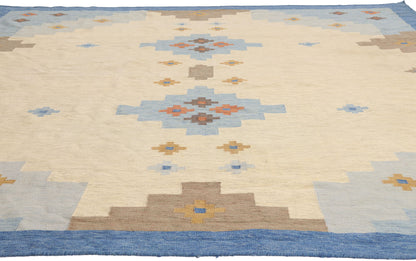 8 x 10 - Ivory Vintage Kilim Rug - 79446