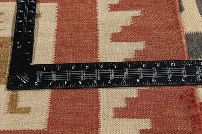 5 x 7 - Red Vintage Kilim Rug - 79447