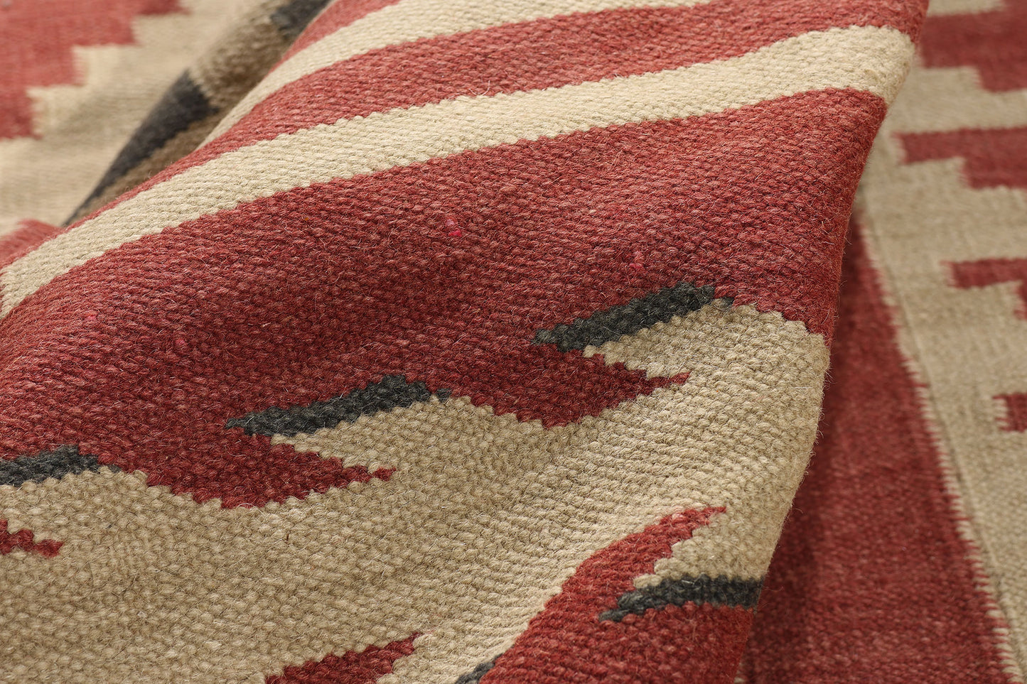 5 x 7 - Red Vintage Kilim Rug - 79447