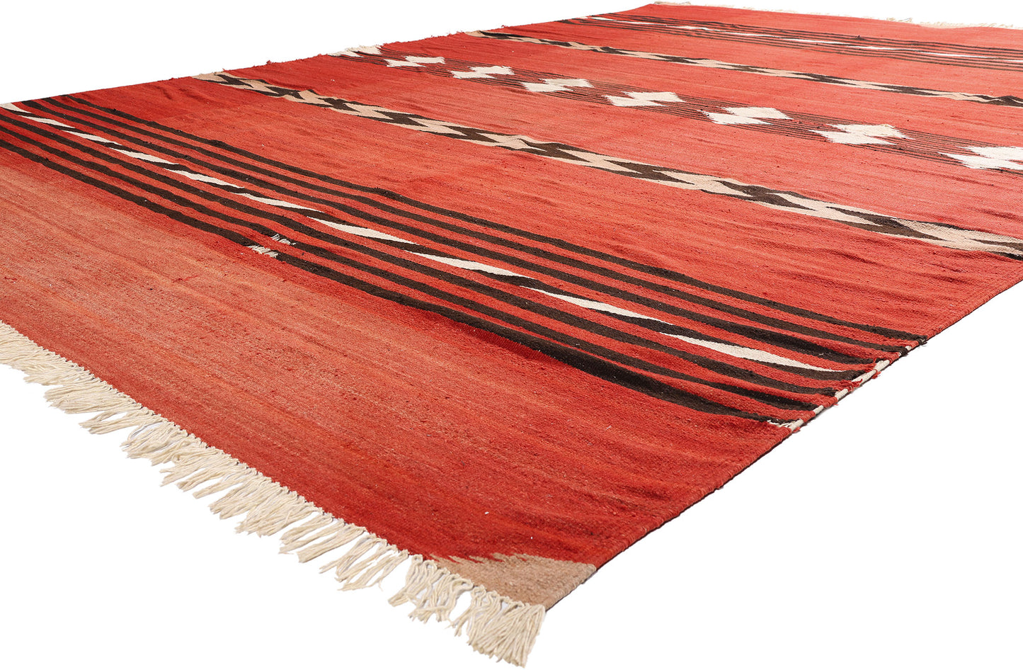 9 x 12 - Red Vintage Kilim Rug - 79449