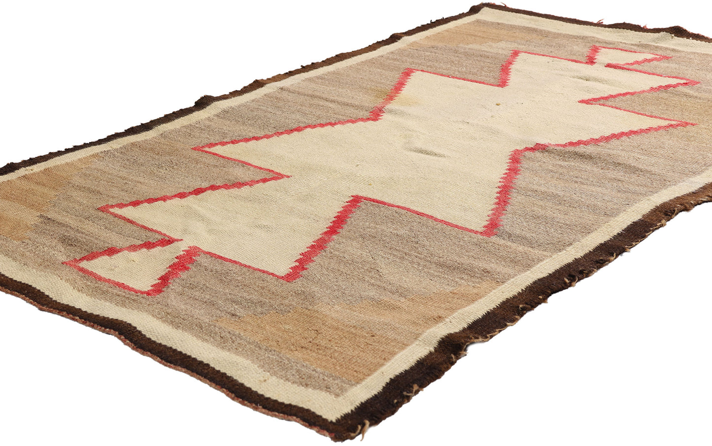 3 x 5 - Brown Antique Navajo Rug - 79450