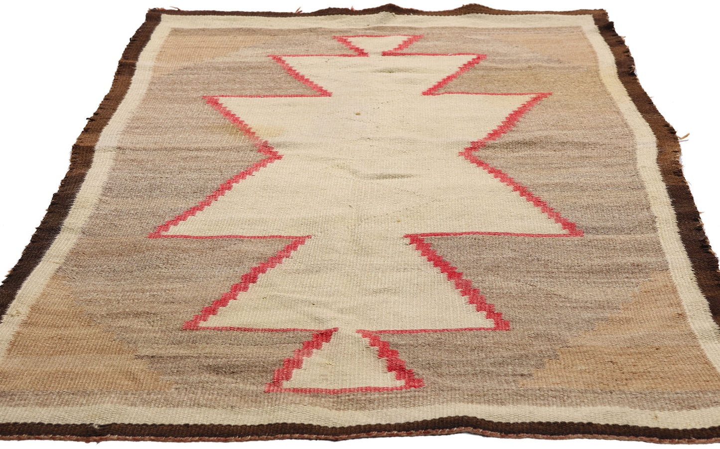 3 x 5 - Brown Antique Navajo Rug - 79450