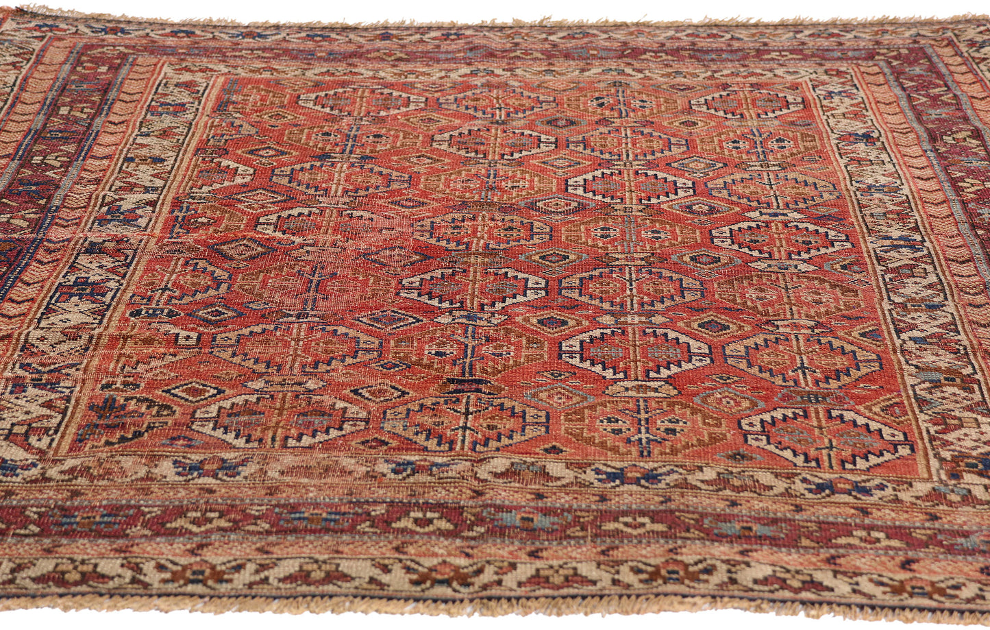 4 x 5 - Rust Antique Kazak Rug - 79453