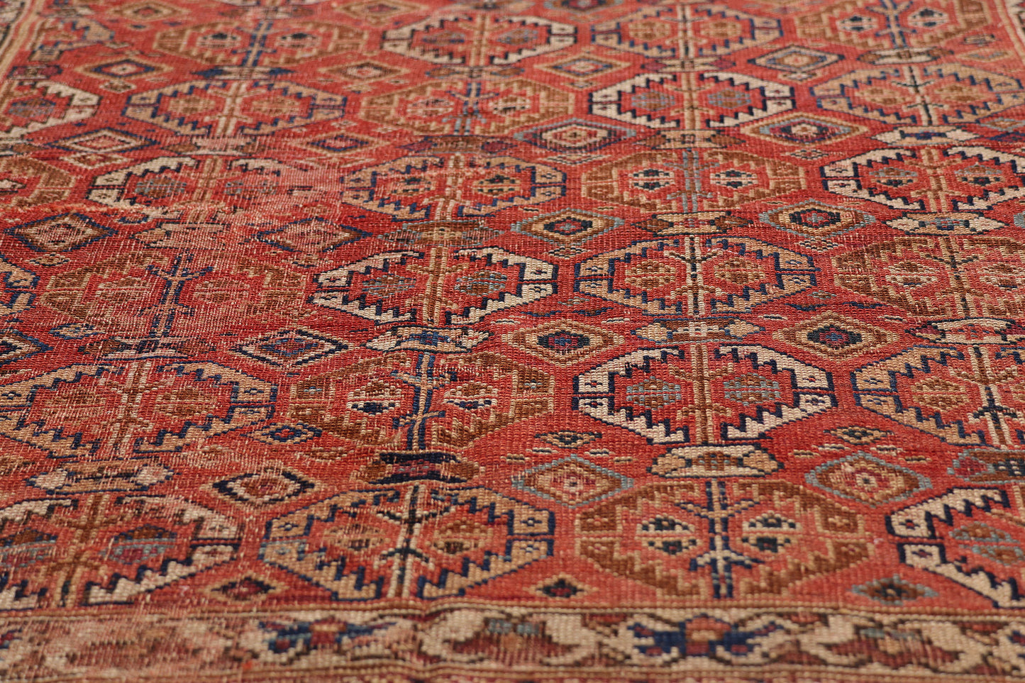 4 x 5 - Rust Antique Kazak Rug - 79453
