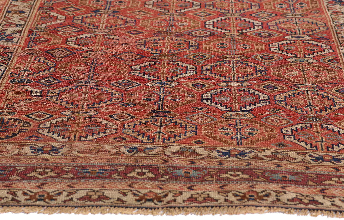 4 x 5 - Rust Antique Kazak Rug - 79453