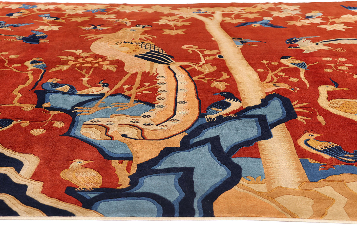 10 x 8 - Red Vintage Tapestry Rug- 79454