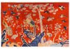 8 x 5 - Red Vintage Chinese Art Deco Rug - 79455