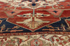 10 x 13 - Red Antique Persian Serapi Rug - 79456