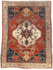 10 x 13 - Red Antique Persian Serapi Rug - 79456