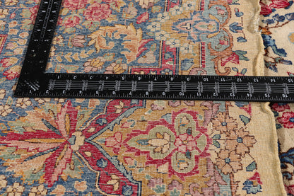 12 x 16 - Ivory Antique Kerman Rug - 79458