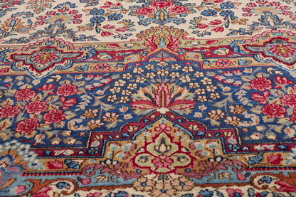 12 x 16 - Ivory Antique Kerman Rug - 79458