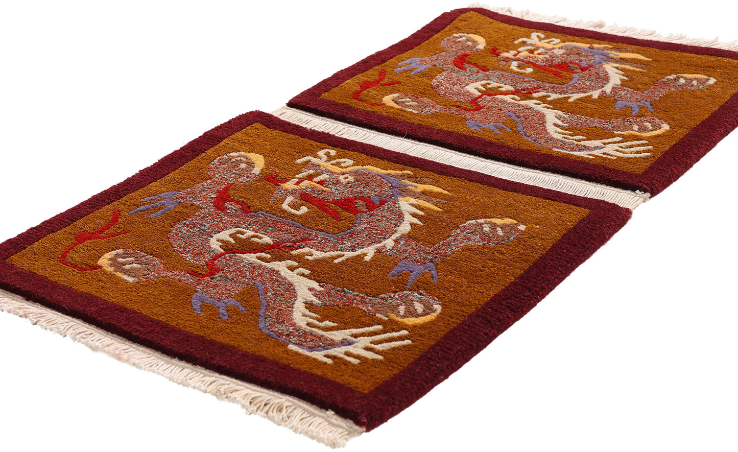 2 x 3 - Brown Vintage Tibetan Rug - 79460