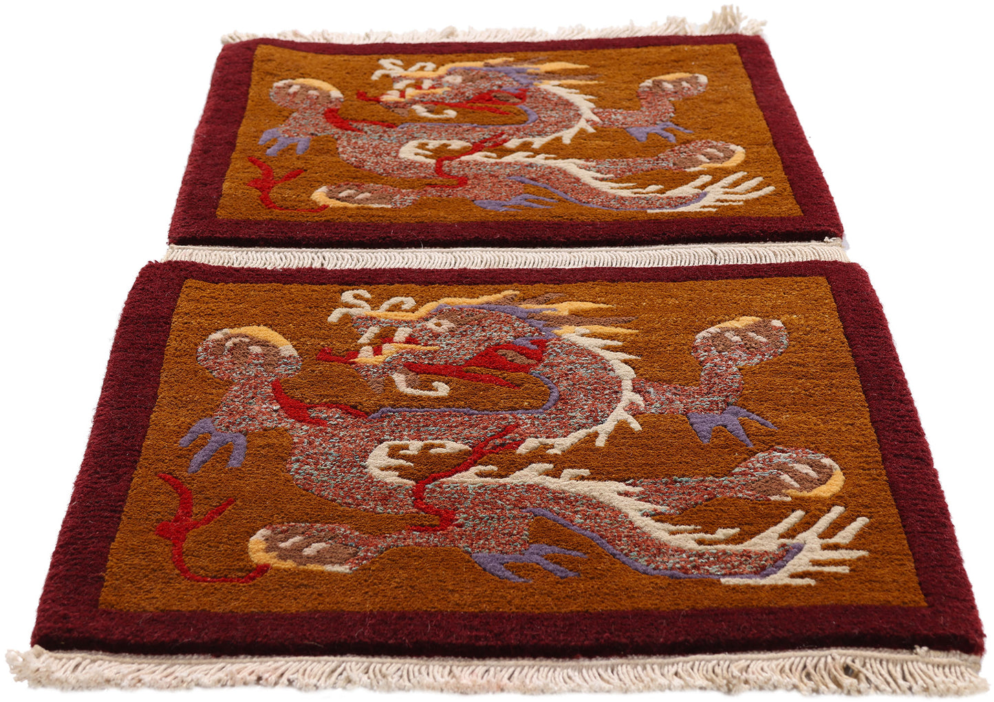 2 x 3 - Brown Vintage Tibetan Rug - 79460
