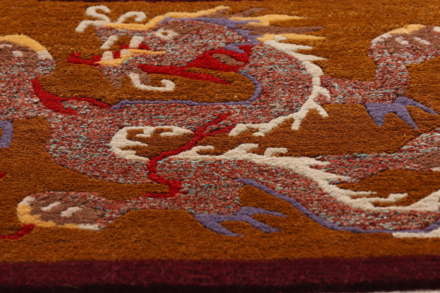 2 x 3 - Brown Vintage Tibetan Rug - 79460