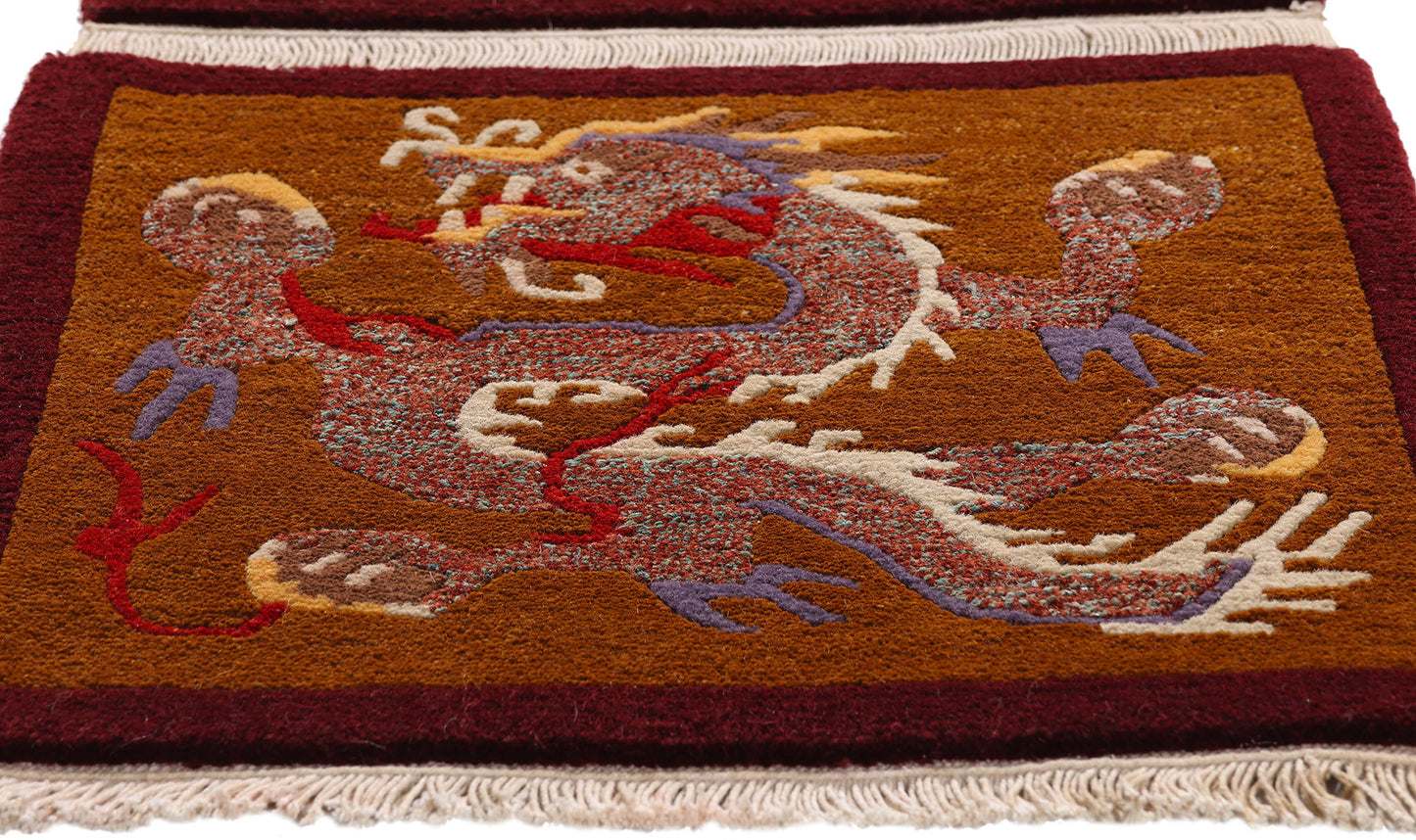 2 x 3 - Brown Vintage Tibetan Rug - 79460