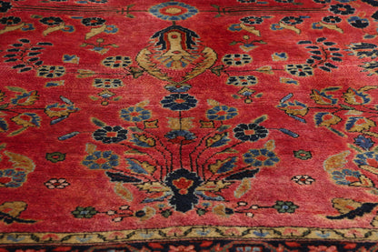 3 x 5 - Red Antique Sarouk Rug - 79461