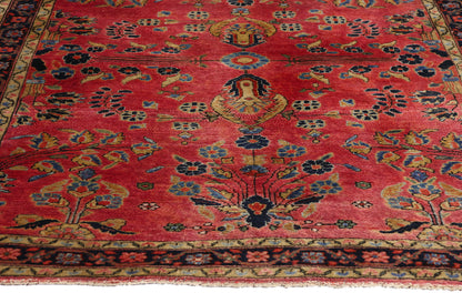 3 x 5 - Red Antique Sarouk Rug - 79461