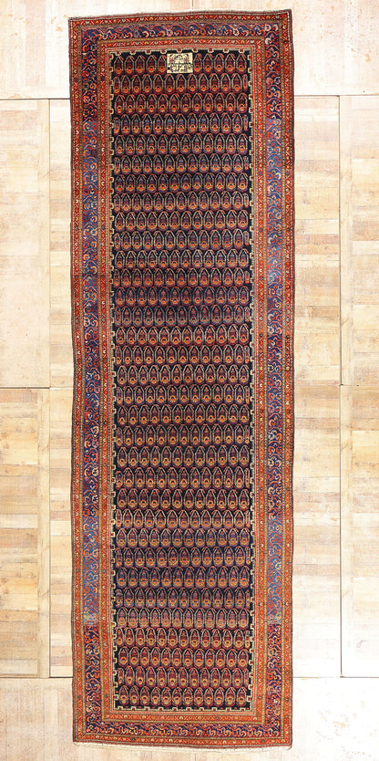 6 x 20 - Navy Blue Antique Malayer Rug - 79462