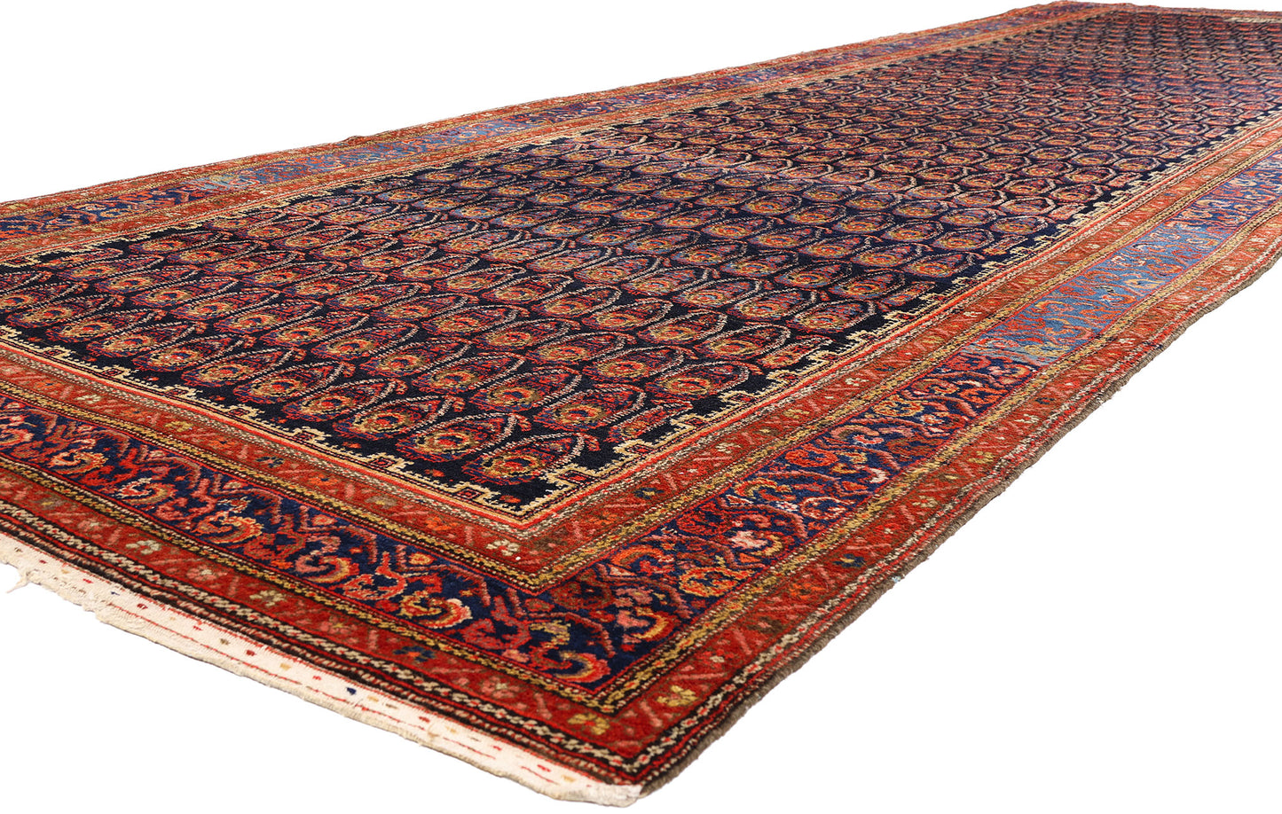 6 x 20 - Navy Blue Antique Malayer Rug - 79462