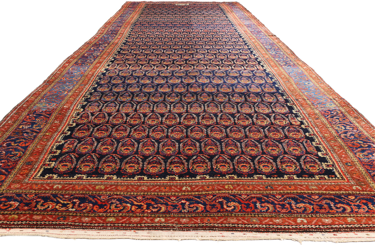 6 x 20 - Navy Blue Antique Malayer Rug - 79462