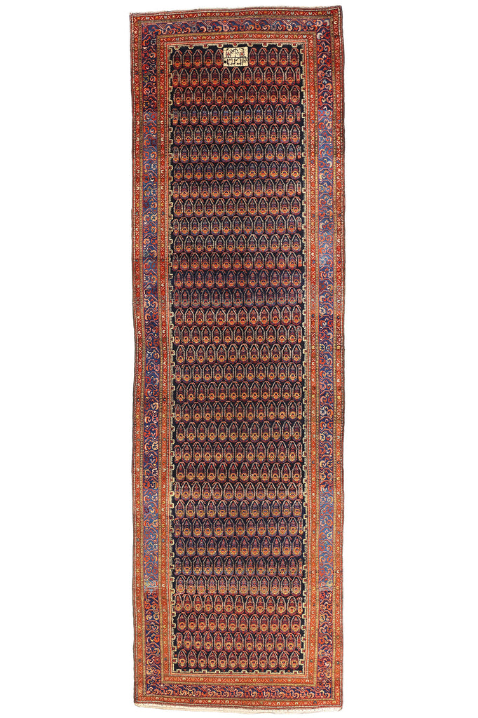 6 x 20 - Navy Blue Antique Malayer Rug - 79462