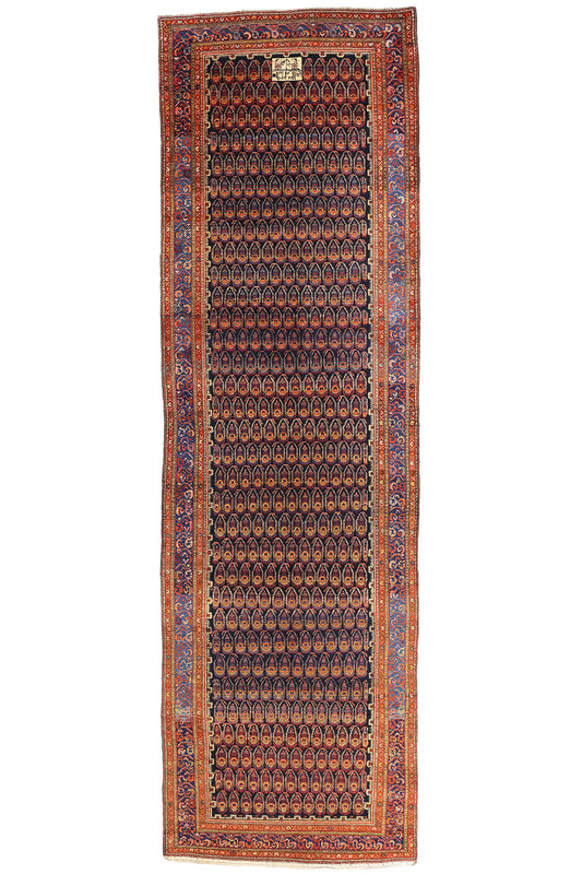 6 x 20 - Navy Blue Antique Malayer Rug - 79462