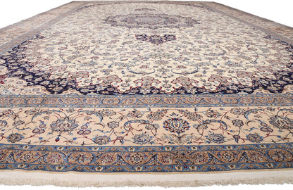 17 x 27 - Ivory Vintage Nain Rug - 79464