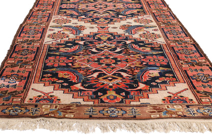 4 x 16 Beige Antique Persian Malayer Rug 79465