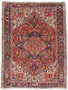8 x 11 - Red Antique Heriz Rug - 79468