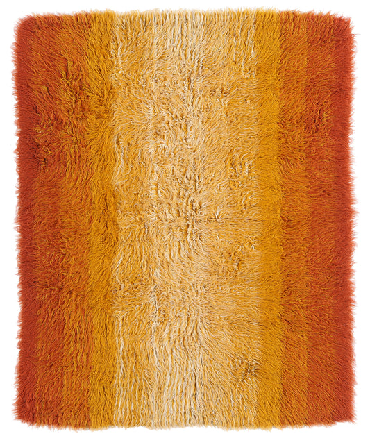 6 x 8 - Multicolor Vintage Flokati Rug - 79469