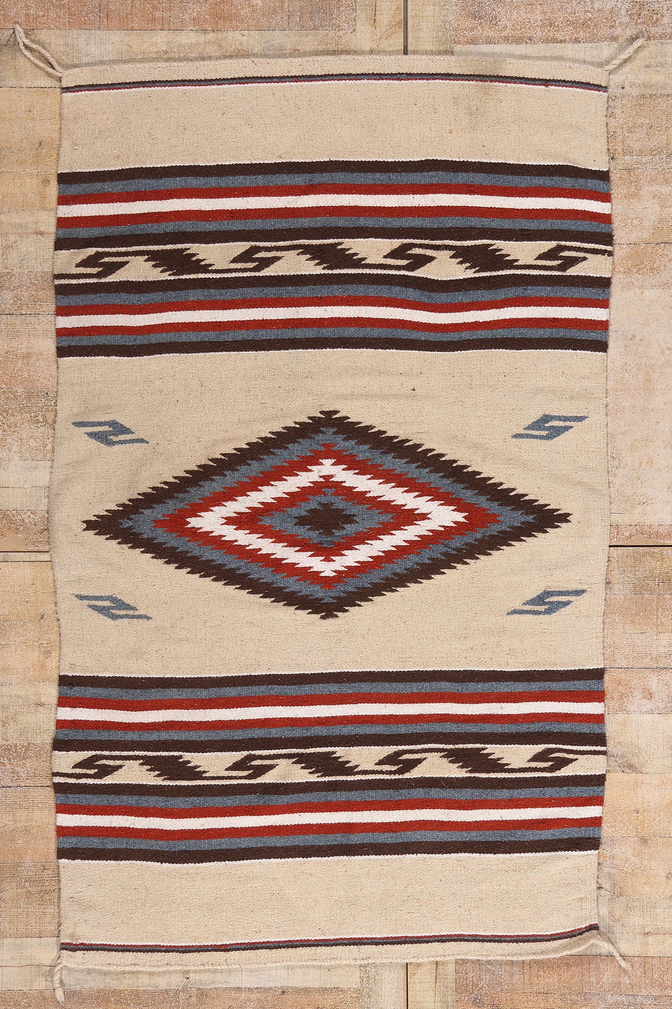 4 x 6 - Beige Vintage Kilim Rug - 79471