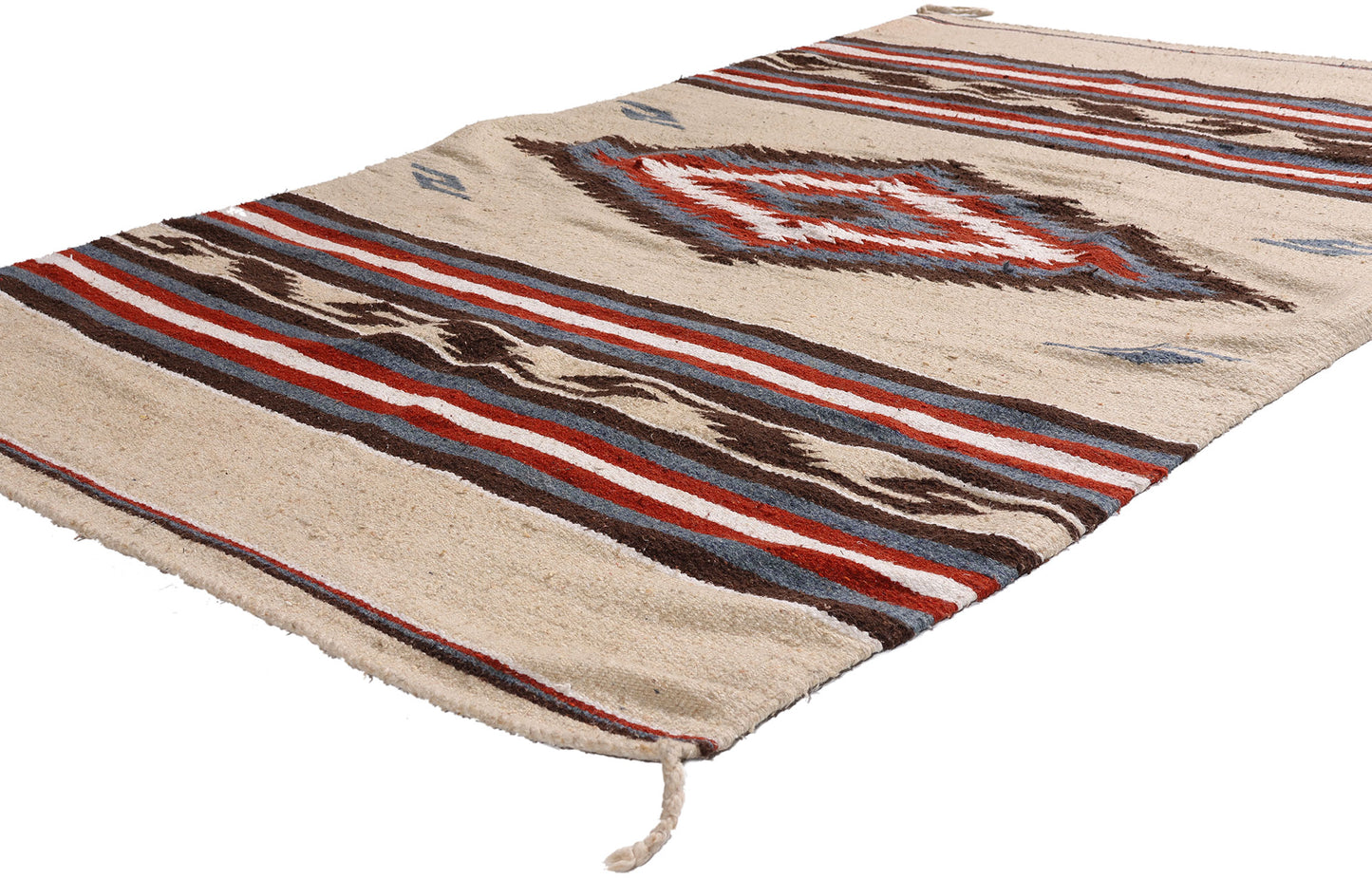4 x 6 - Beige Vintage Kilim Rug - 79471