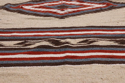 4 x 6 - Beige Vintage Kilim Rug - 79471