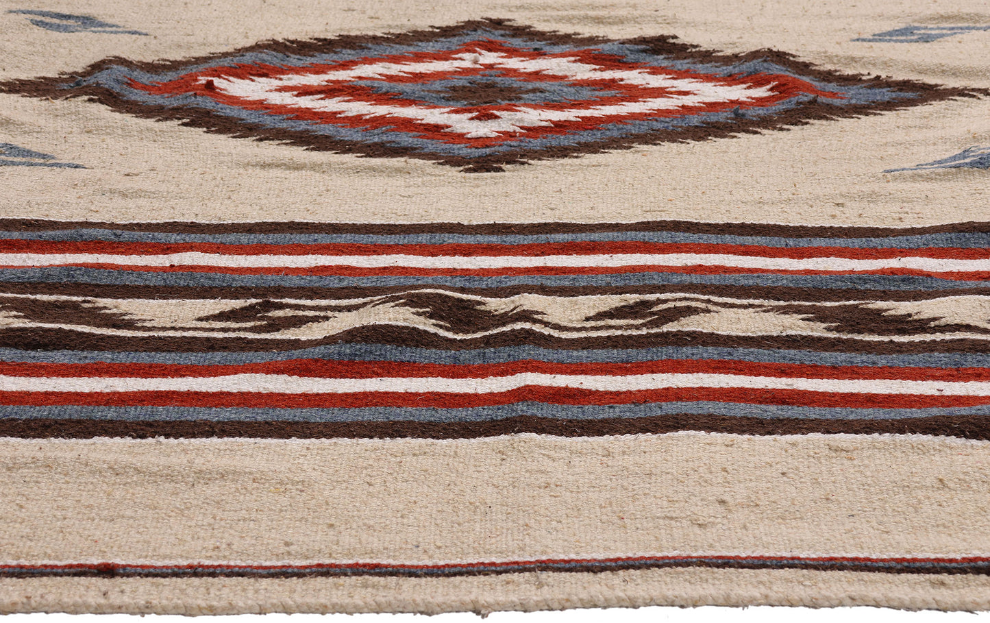 4 x 6 - Beige Vintage Kilim Rug - 79471