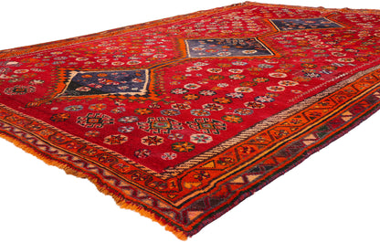 7 x 10 - Red Vintage Shiraz Rug - 79472
