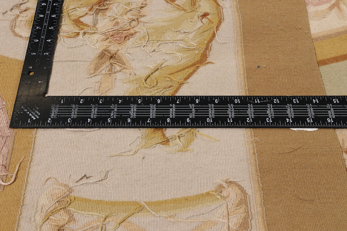 15 x 24 - Beige Vintage Aubusson Rug - 79473